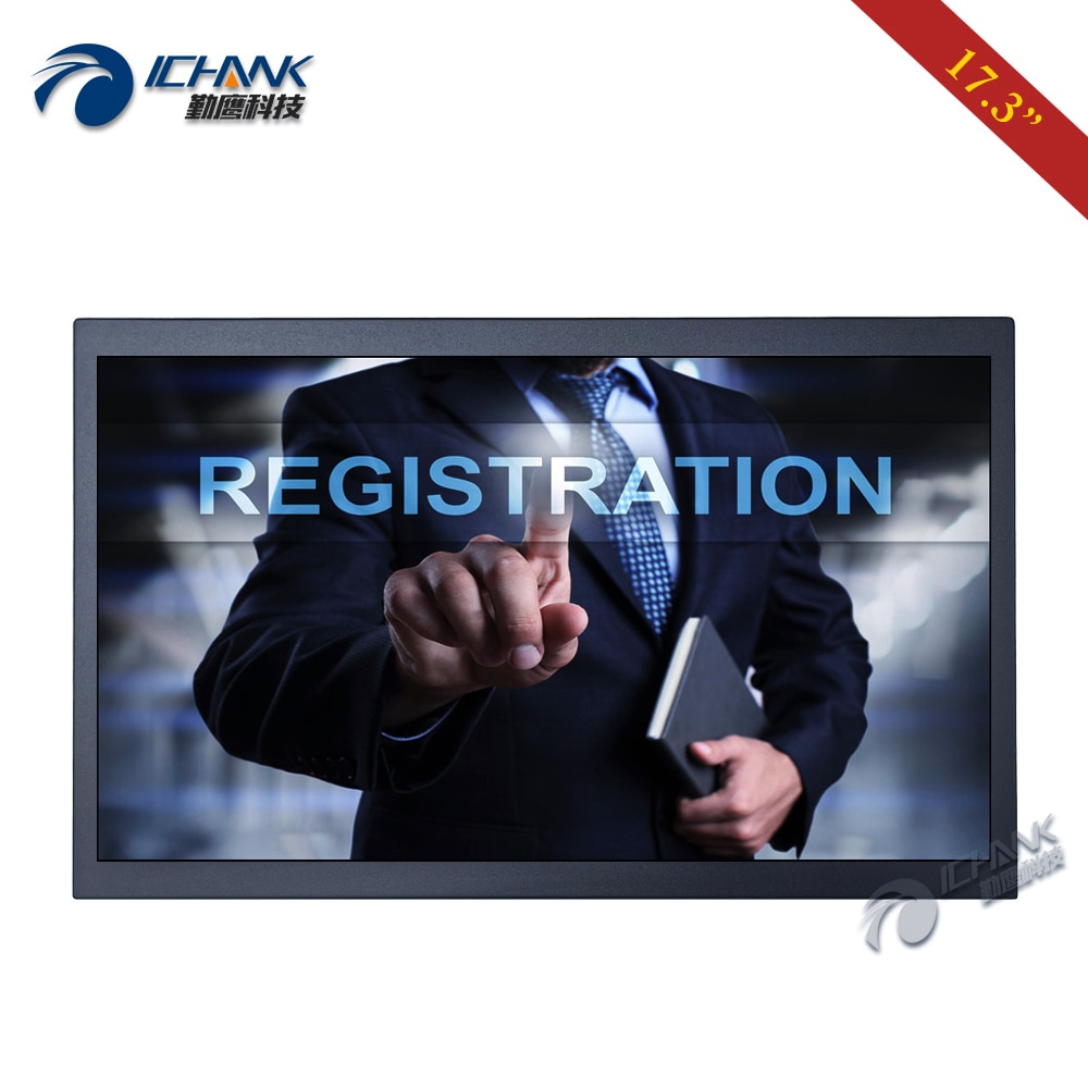   ġ LCD ũ ÷ ZB173TC-59R, 17.3 ġ , HDMI Է VGA USB ݼ ̽, ̵ ũ, 1920x1080 16:9